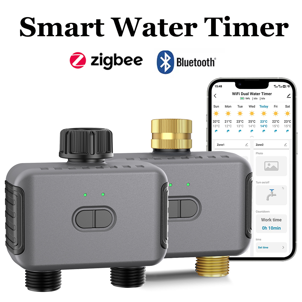 Smart Garden Watering - 투야 스마트 워터 타이머 지그비/블루투스 자동