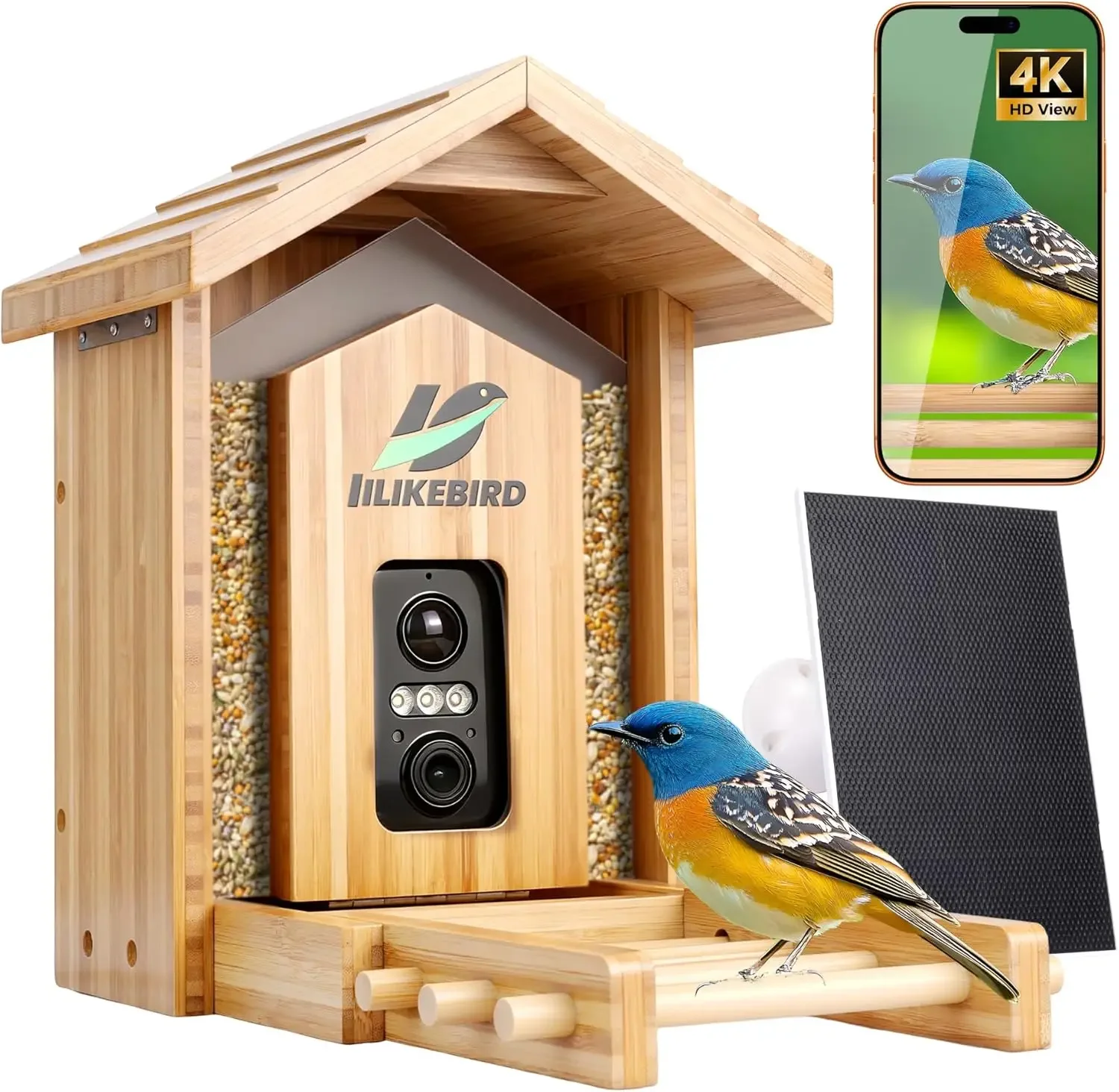Smart Garden Ai - 스마트 새 모이통 4K 카메라 AI