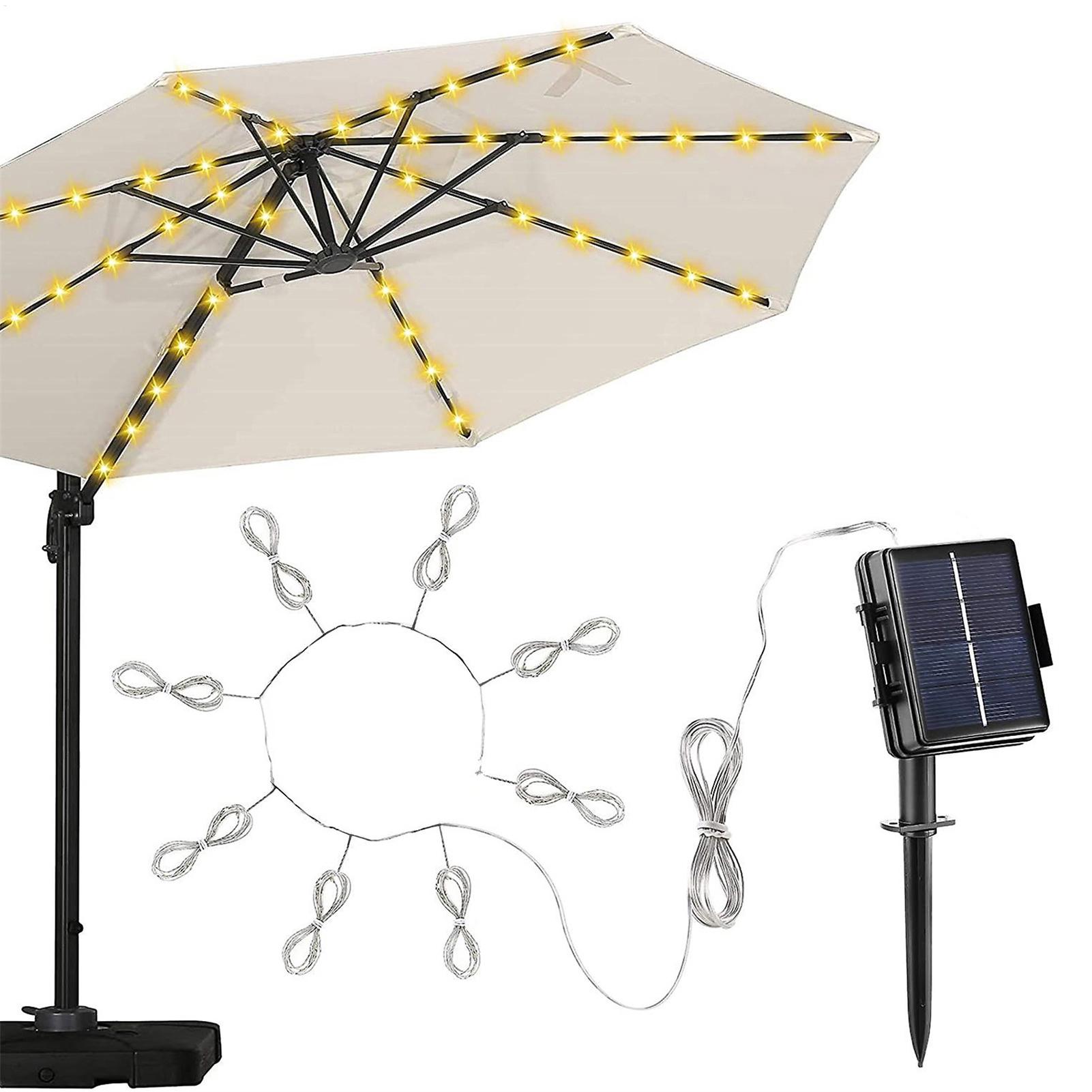 Smart Garden Umbrella - 태양광 정원 우산 조명, 정원, 뒷마당,