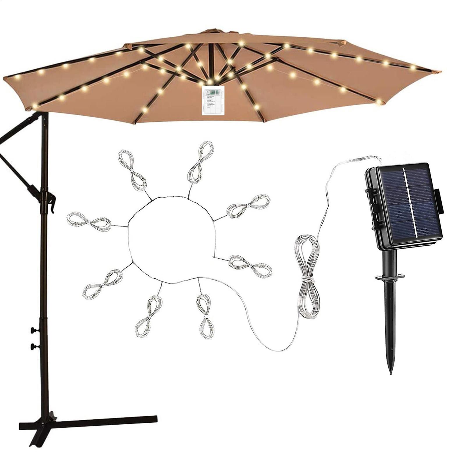 Smart Garden Umbrella - 104 LED 우산 스트링 라이트, 8가지