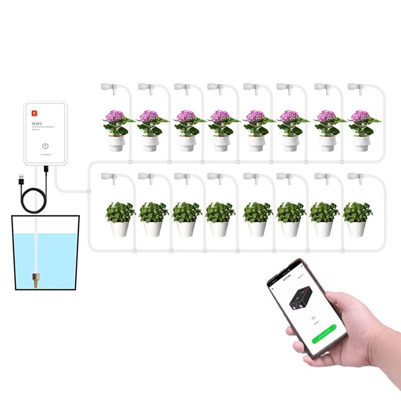 자동 점적 관개 급수 시스템 키트 투야 스마트 와이파이 - Smart Garden Watering 리뷰 및 가격