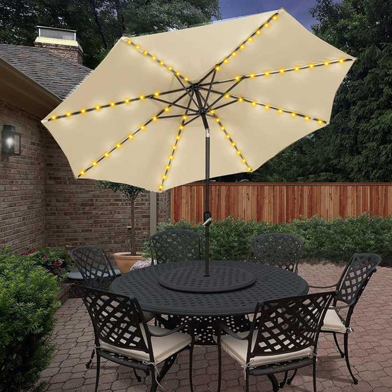 104 LED 태양광 파티오 우산 조명 야외 정원 파라 - Smart Garden Umbrella 리뷰 및 가격