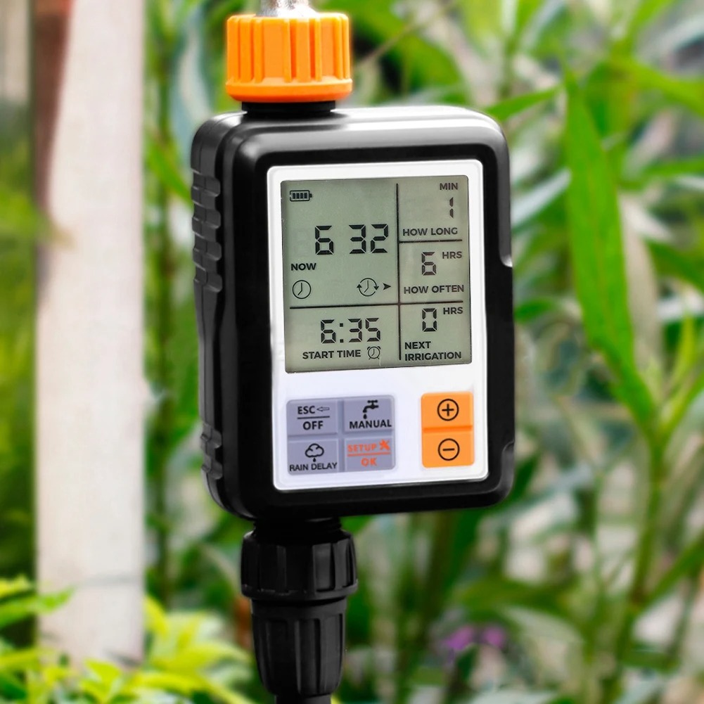 전자식 정원 물 타이머, 자동 스마트 대형 LCD 디스 - Gardena Smart Irrigation Control 리뷰 및 가격