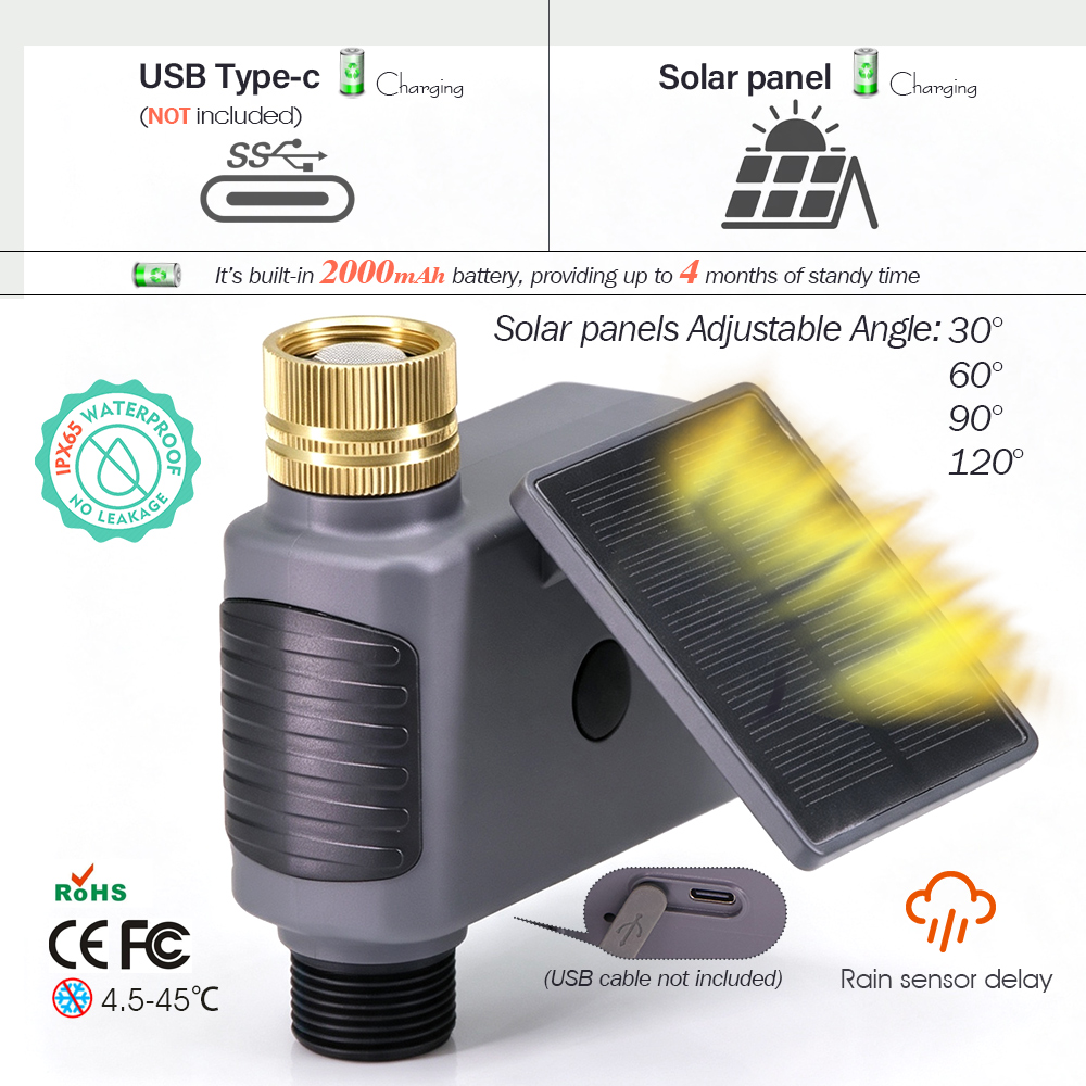 스마트 앱 원격 제어 드립 관수 키트 태양광 WiFi  - Smart Garden Water 리뷰 및 가격
