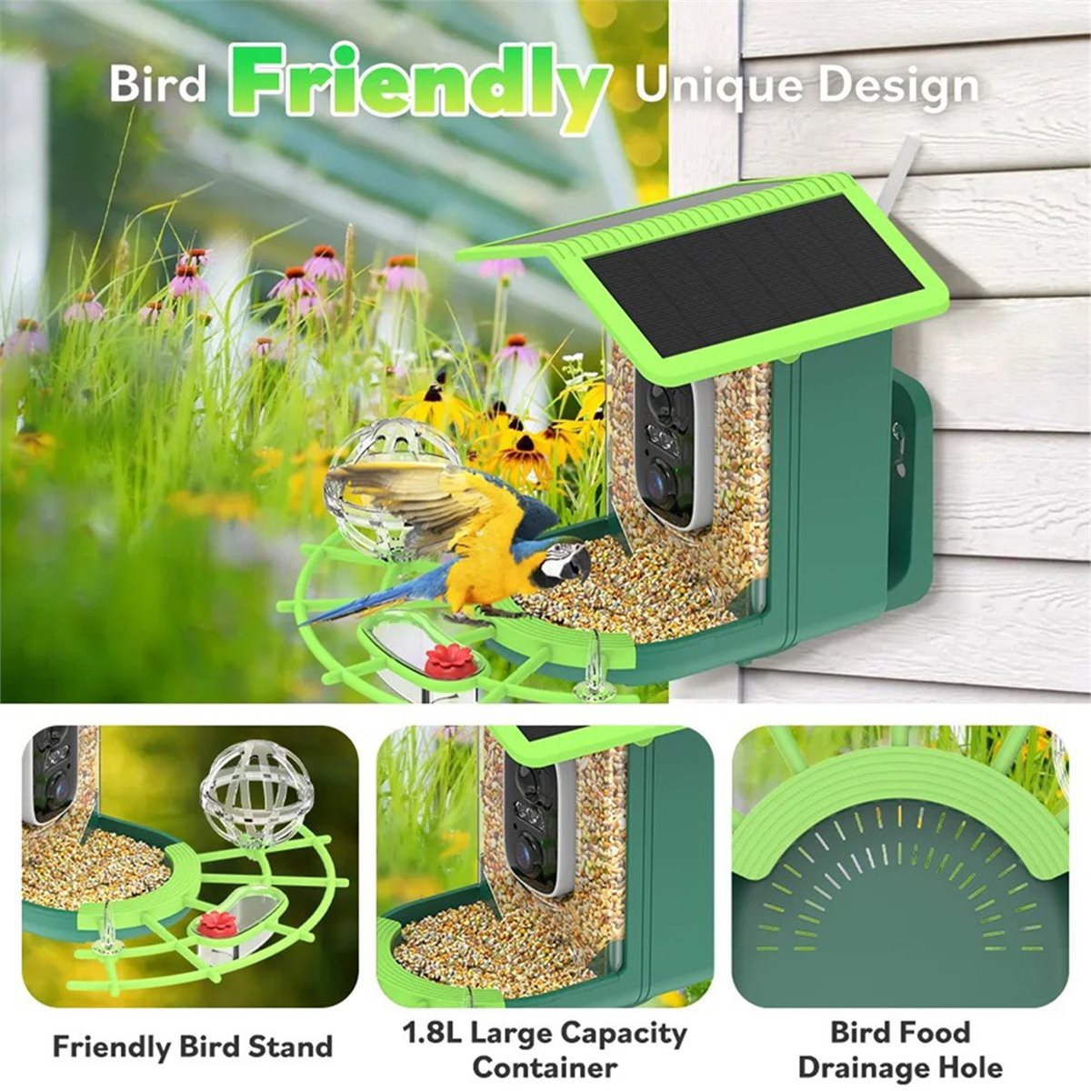 AI 종 식별 기능이 있는 ABPP 스마트 새 모이통  - Smart Garden Ai 리뷰 및 가격