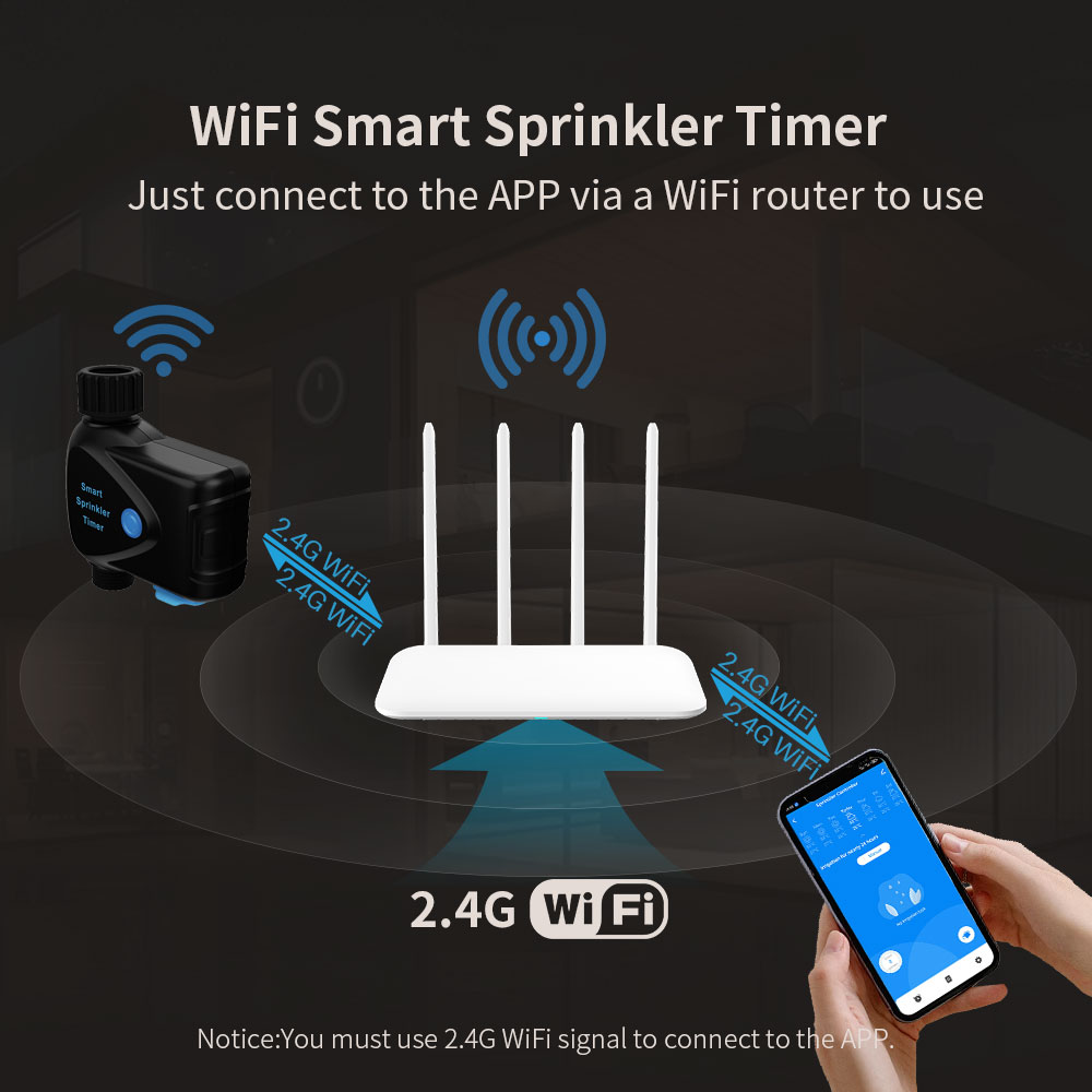 Tuya WiFi 스마트 워터 디바이스 내장형 계량기, - Smart Garden Watering 리뷰 및 가격