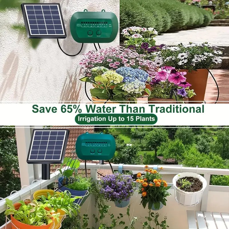 냄비 식물을위한 내장 1800mAh 배터리 관개 기능이 - Smart Garden Watering 리뷰 및 가격