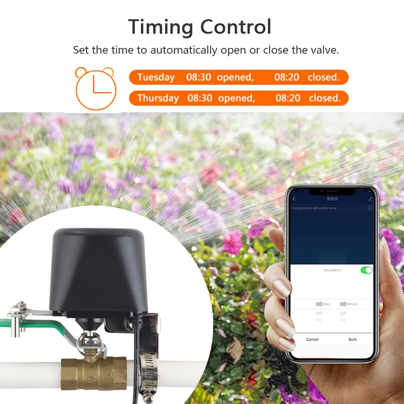 스마트 WiFi 워터 밸브 지그비 가스 밸브 타이머 정 - Smart Garden Water 리뷰 및 가격