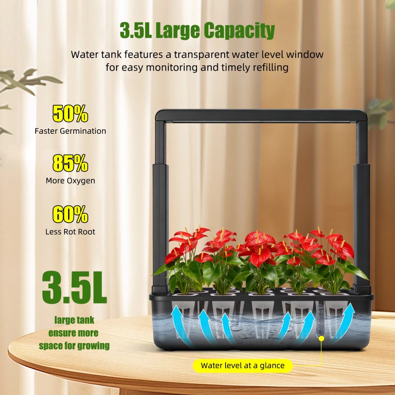 실내 LED 15개 튜브 수경재배 스마트 가든 시스템으 - Smart Garden Youtube 리뷰 및 가격