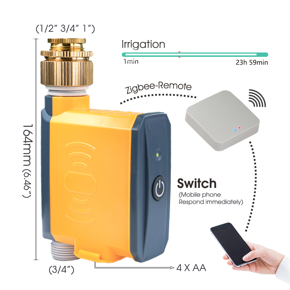 20m 정원 지그비 타이머 다양한 유형의 스프링클러 관 - Gardena Smart Irrigation Control 리뷰 및 가격